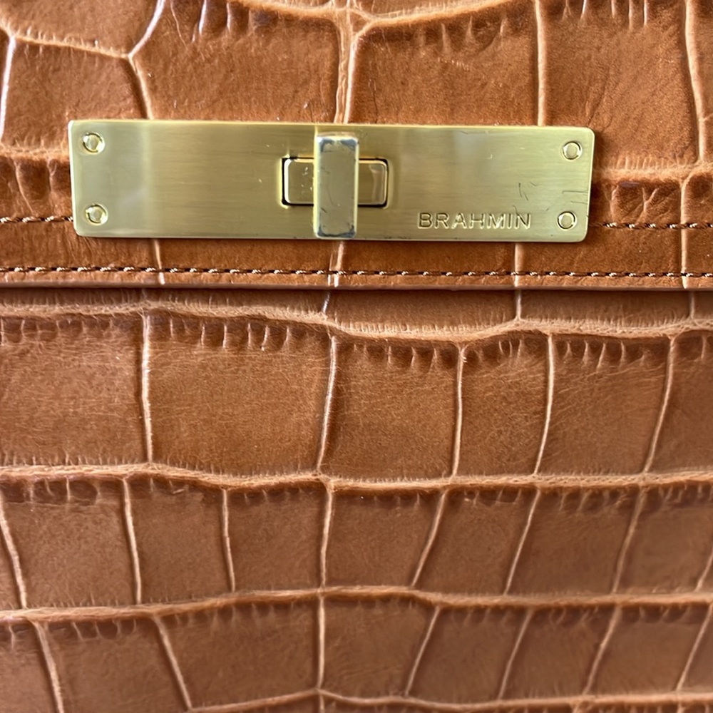 BRAHMIN | GLORIA + SURI WALLET  | TAN SAVANNAH - Picture 7 of 12